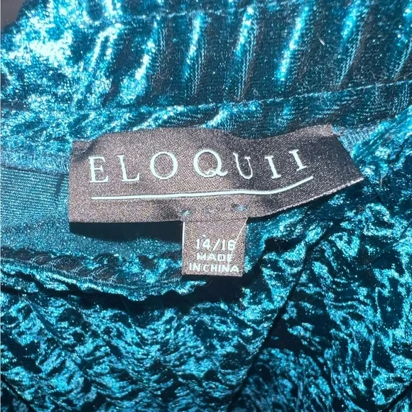 ELOQUII Velvet Midi Skirt - Picture 2 of 2